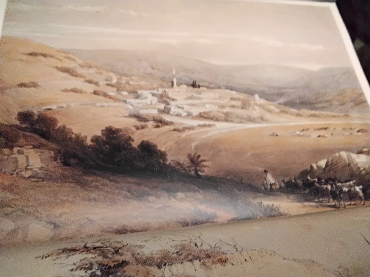 Beautiful Vintage Book "In The Holy Land" Paintings image indicator(5)