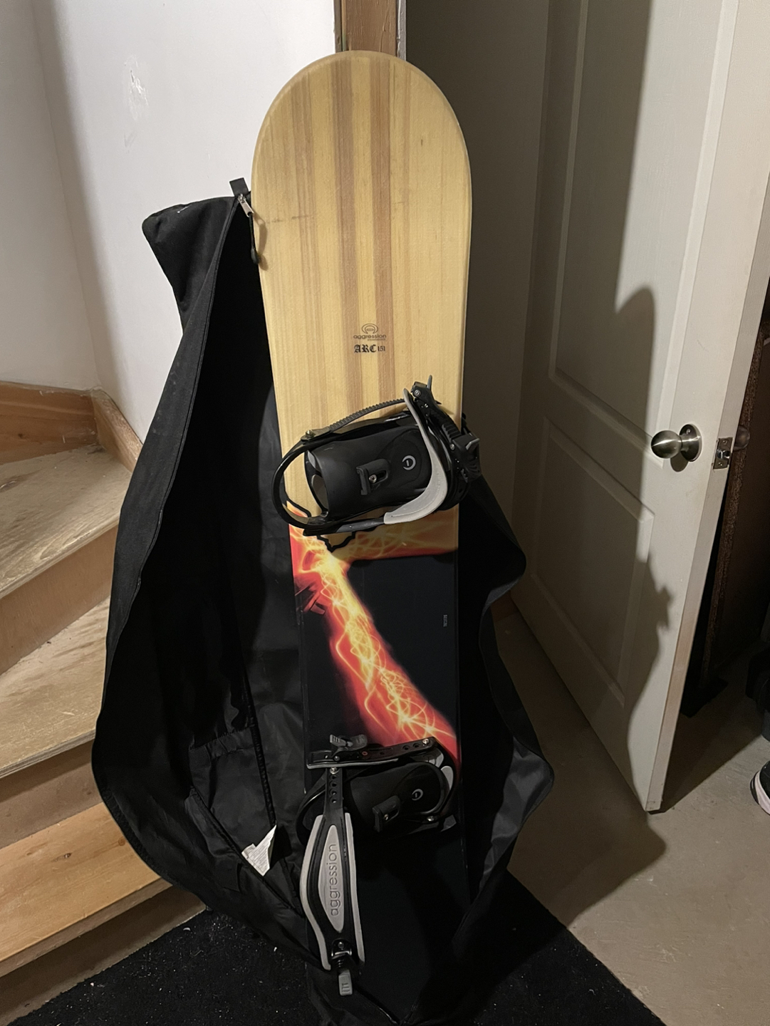 Snowboard and boots thumbnail