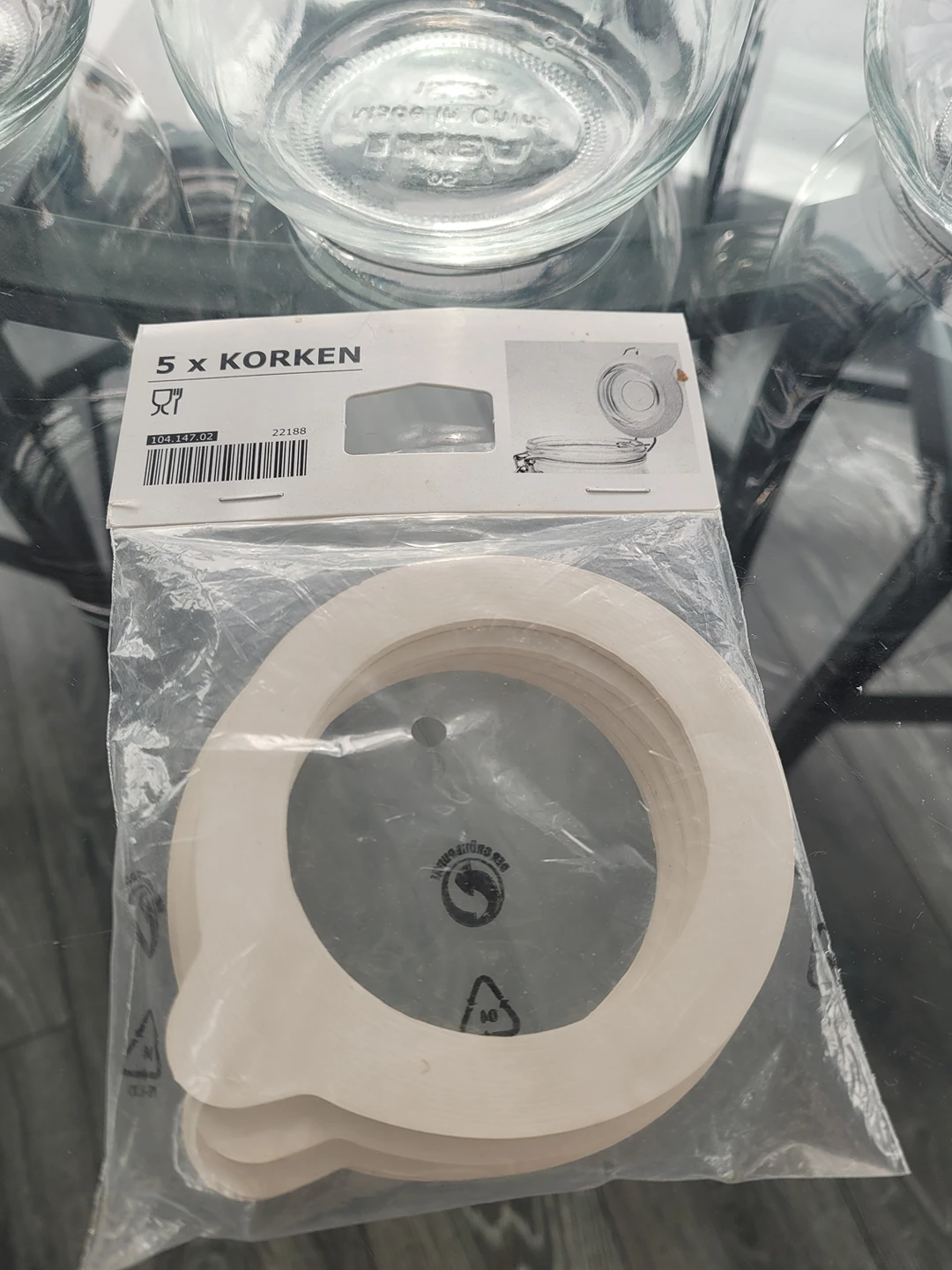 IKEA glass jar with lid thumbnail