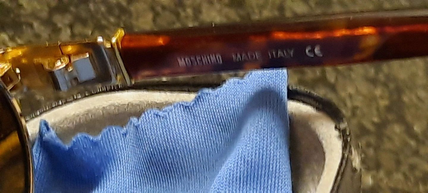 MOSCHINO MM403 6P/33 GOLD TORTOISE VINTAGE SUNGLASS image indicator(6)