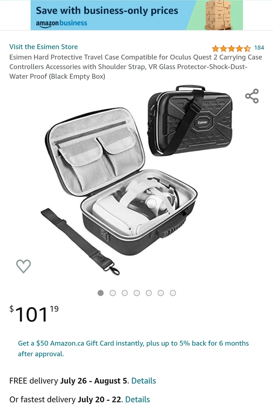 Oculus Quest carrying case with headstrap image indicator(4)