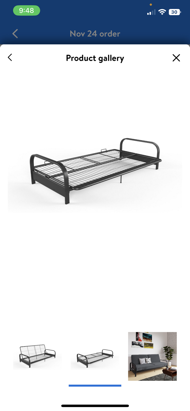 Mainstays Metal Futon - photo 4
