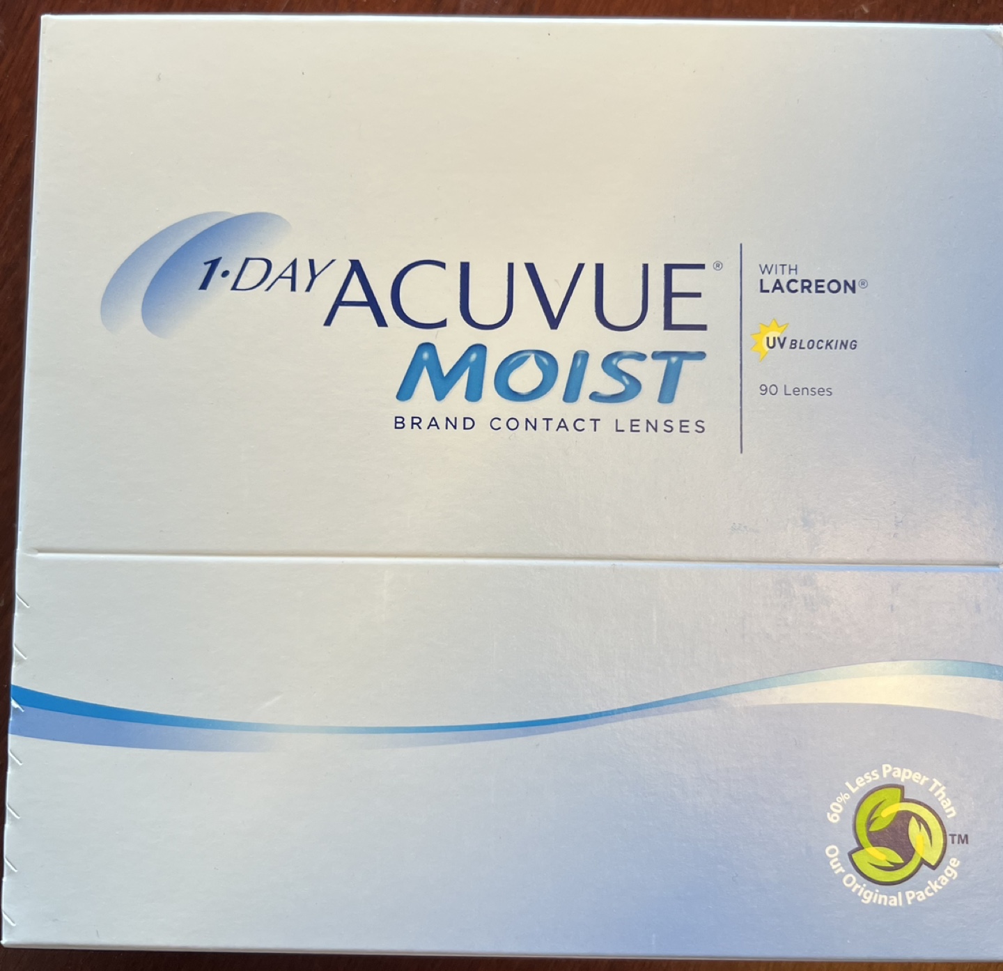 1•Day Acuvue Moist Contact Lenses 90 days box -4.75 thumbnail