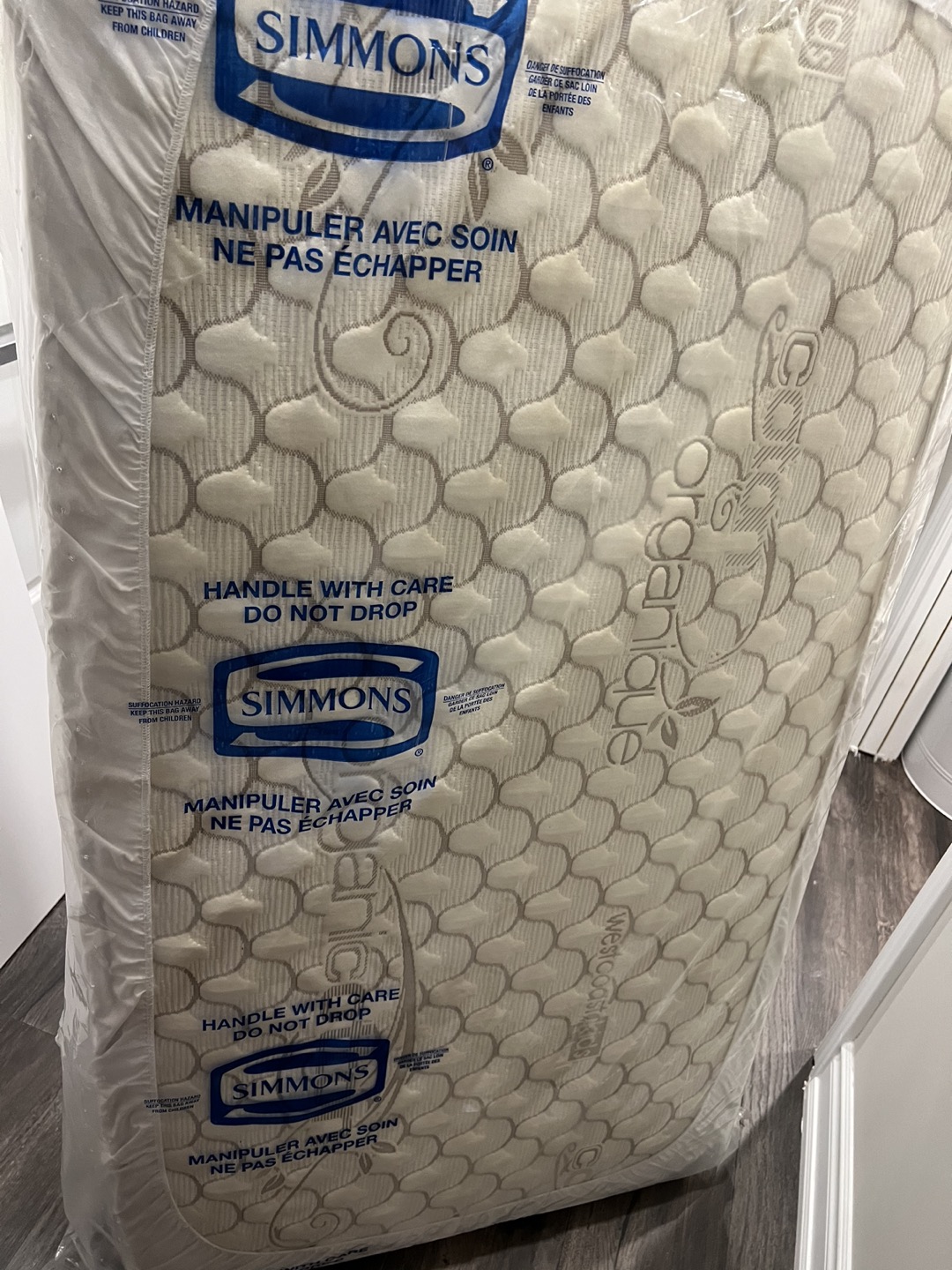 Simmons beauty organic crib mattress and protection - photo 2