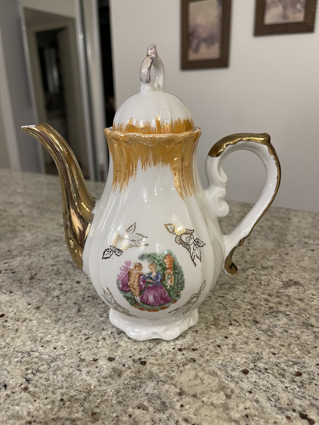 Porcelain tea pot thumbnail