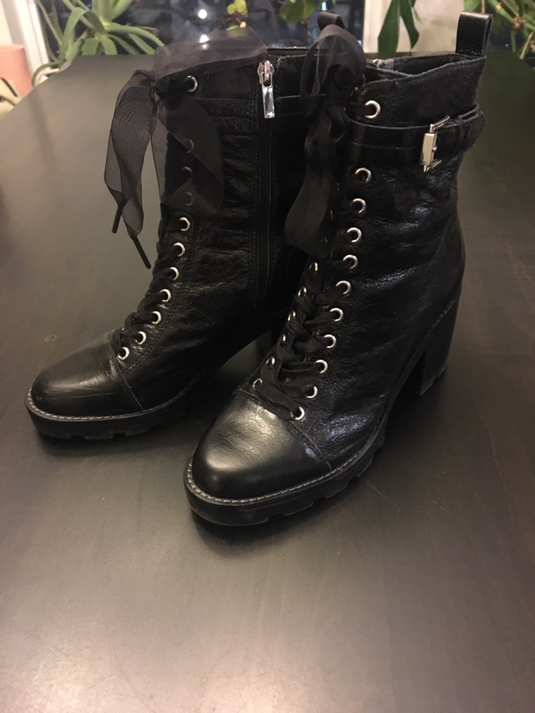 Black boots