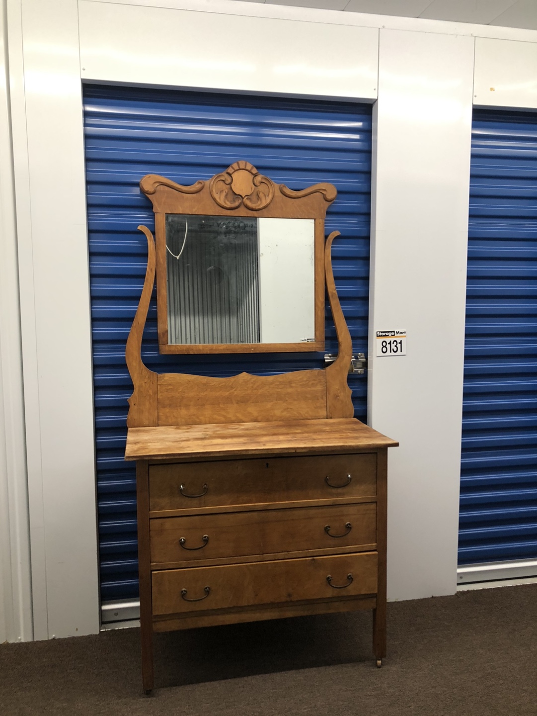 Antique Vanity + Dresser - photo 2