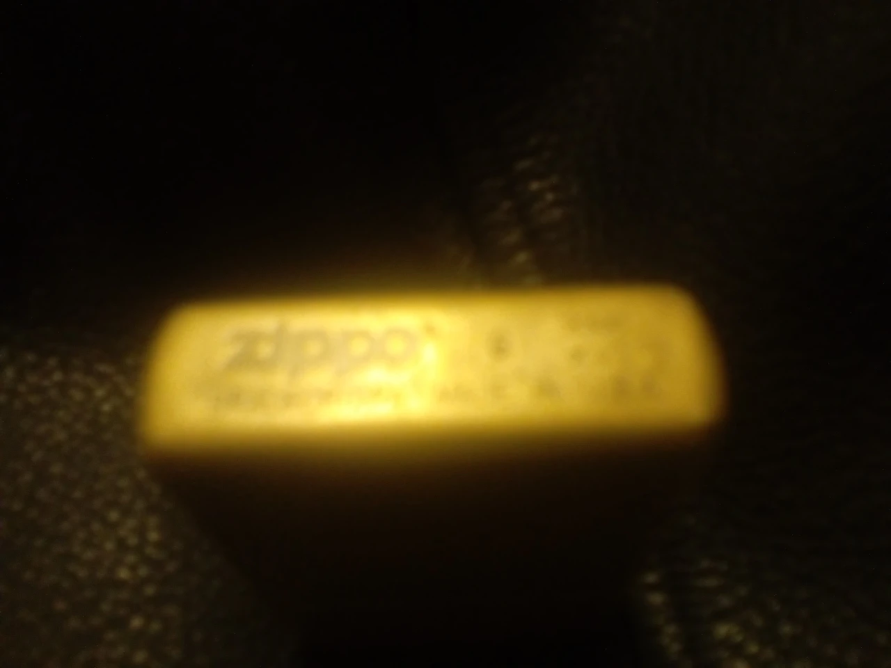 Brass/Gold colored 2000 Zippo brand lighter XVI - photo 2