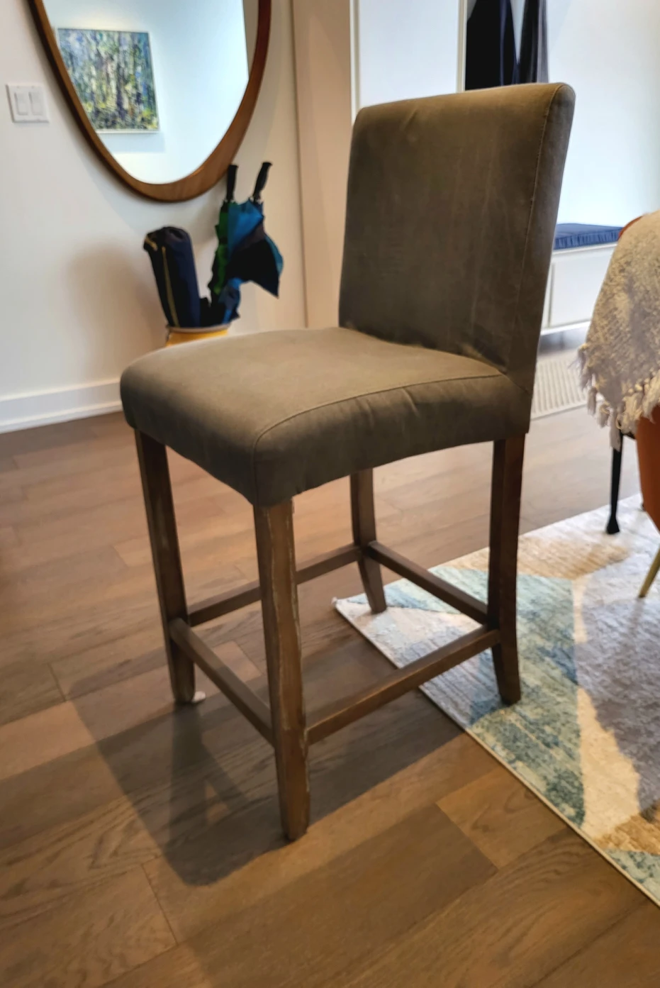 One Counter Height Stool