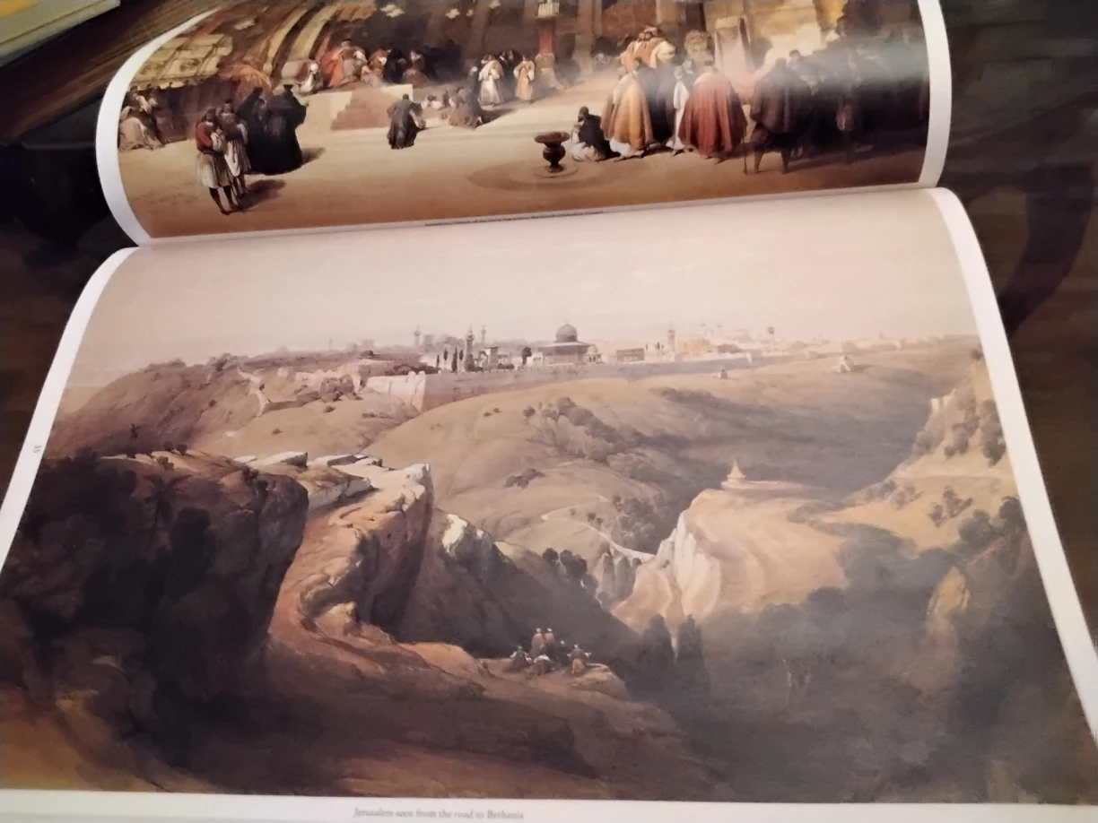 Beautiful Vintage Book "In The Holy Land" Paintings image indicator(9)