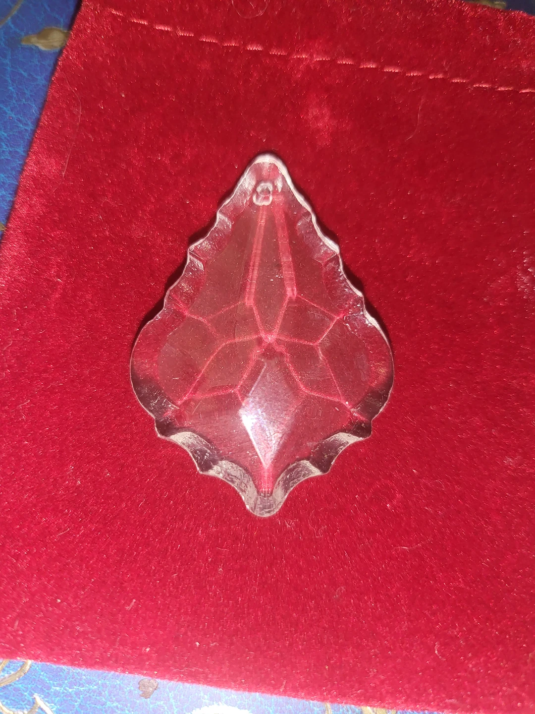 glass prisms from a vintage chandelier, Christmas DIY image indicator(5)