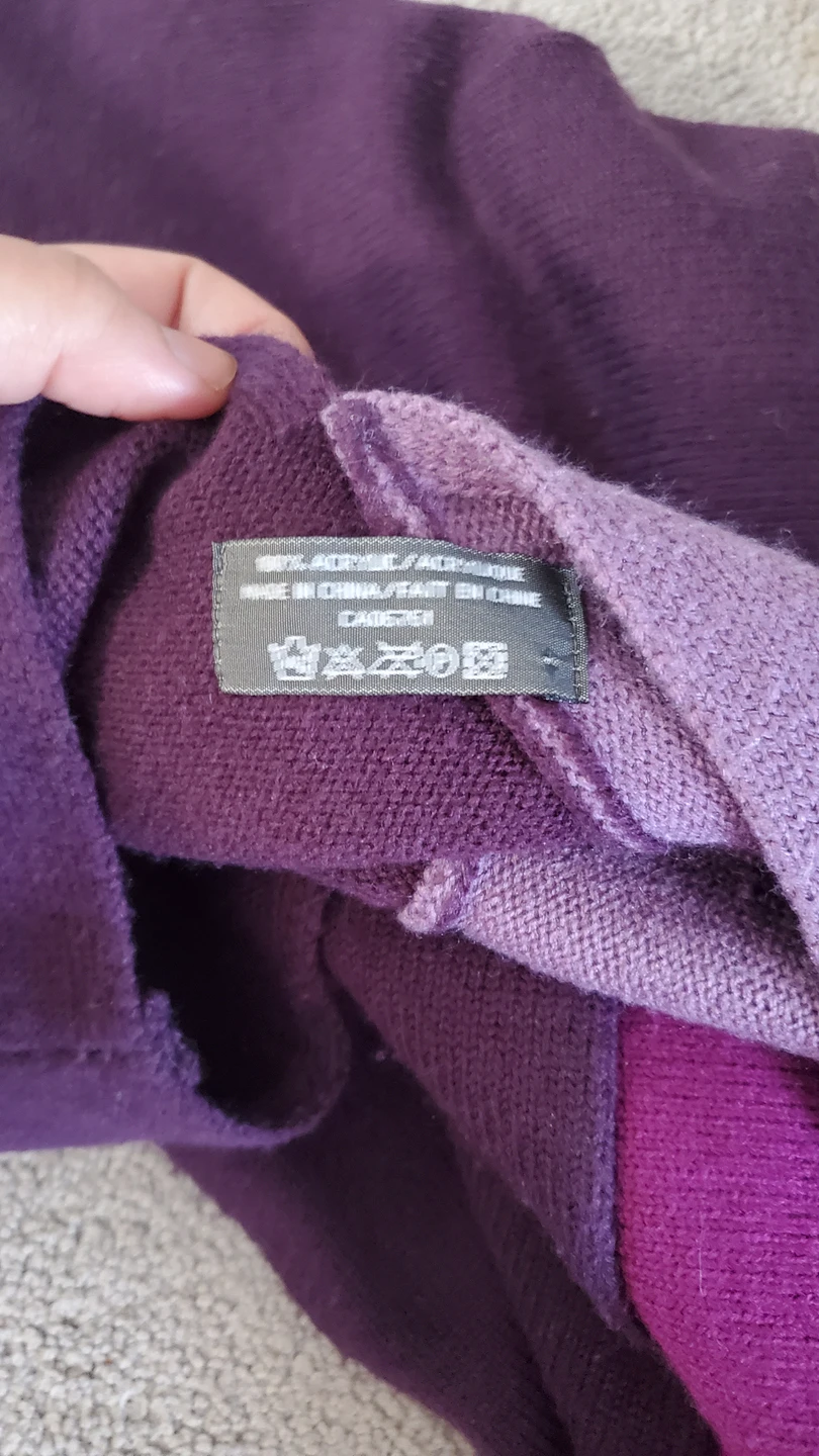 #freecycle poncho colour bloc - photo 3