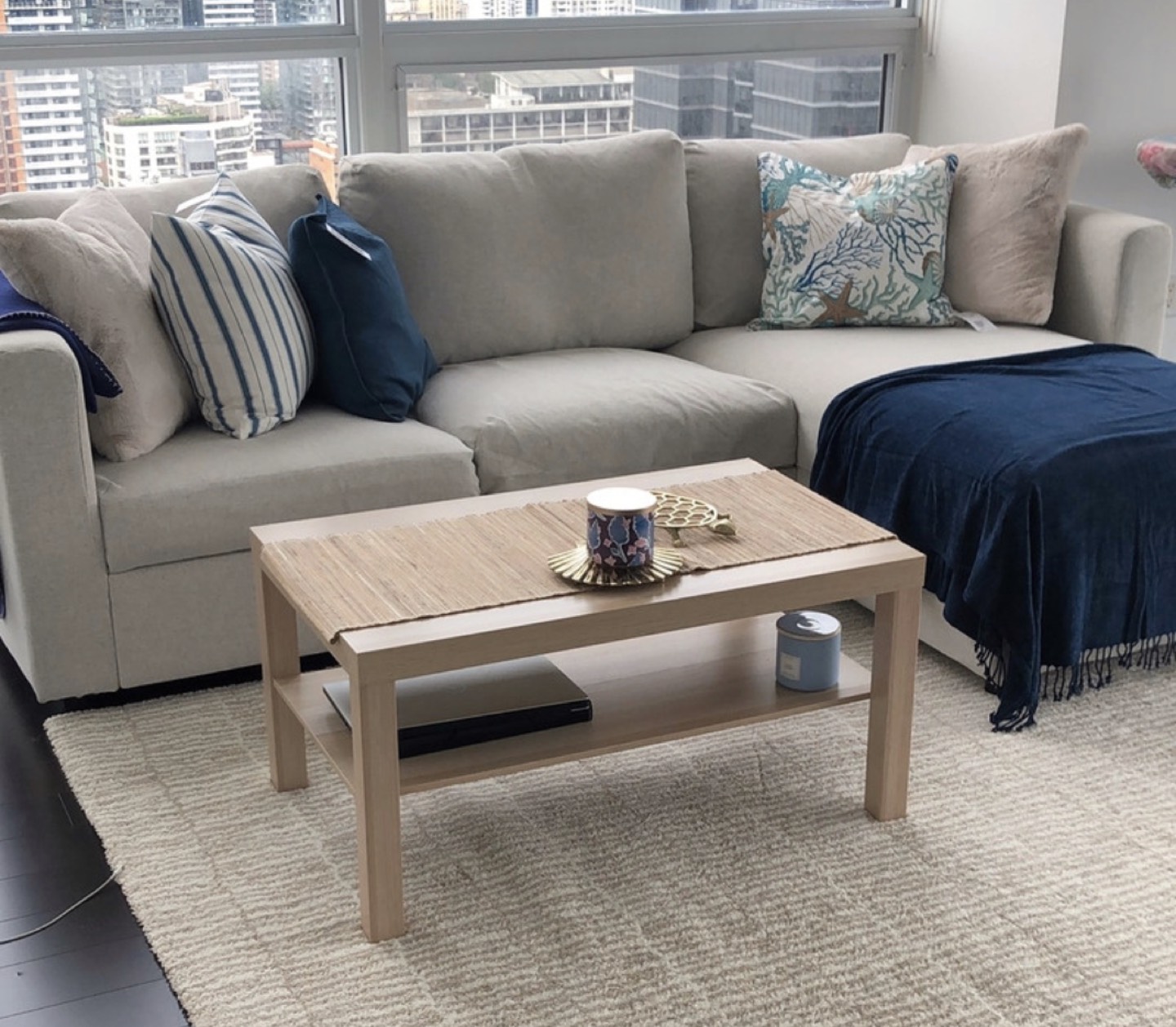 IKEA sofa with storage