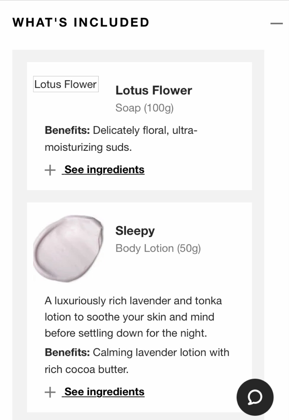 LUSH “The Night Collection” box gift set image indicator(3)