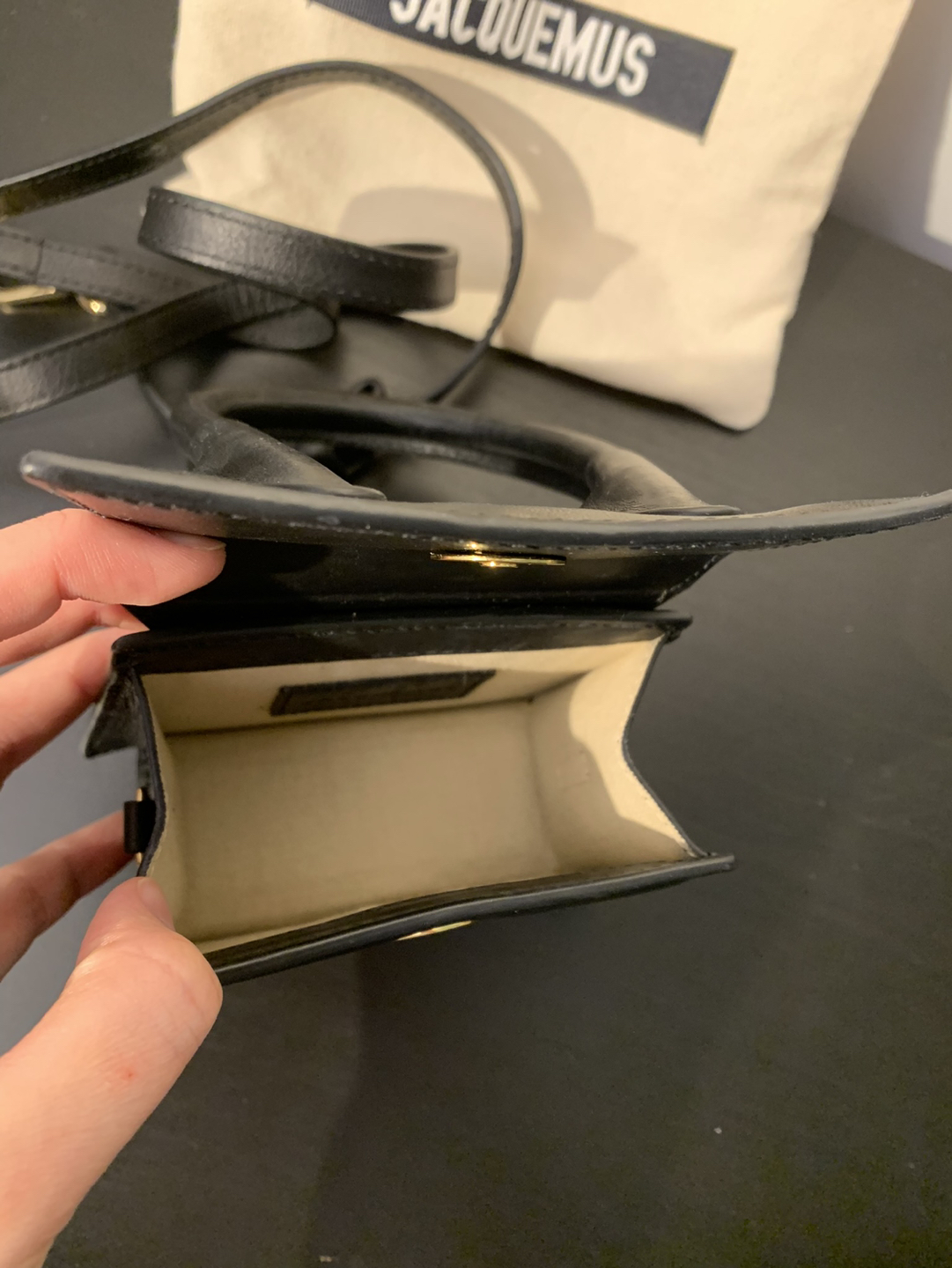 Jaquemus Black Clutch - photo 2