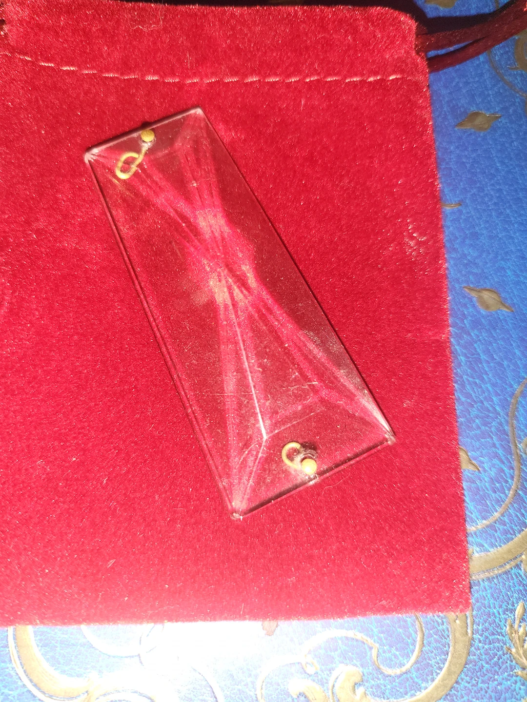 glass prisms from a vintage chandelier, Christmas DIY image indicator(3)