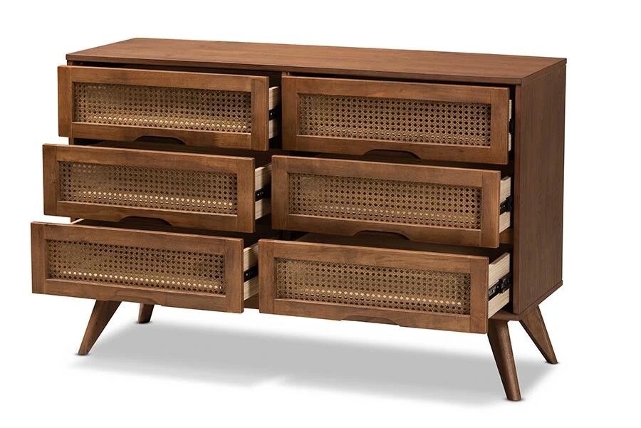 Baxton Studio Barrett Collection MG9001-RATTAN-6DW-DRESSER - photo 4