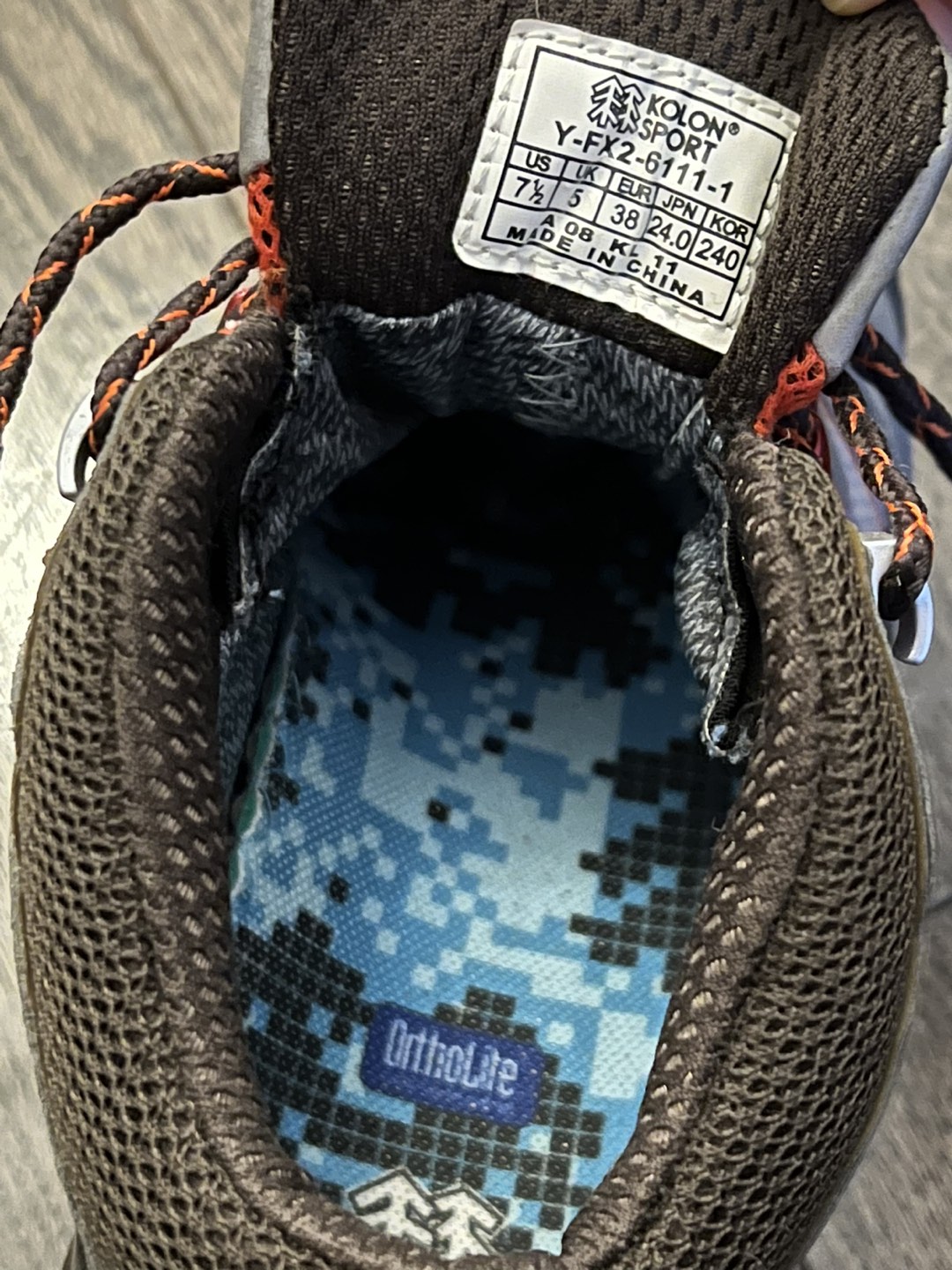 Kolon Sport hiking shoes 7.5 - new - photo 3