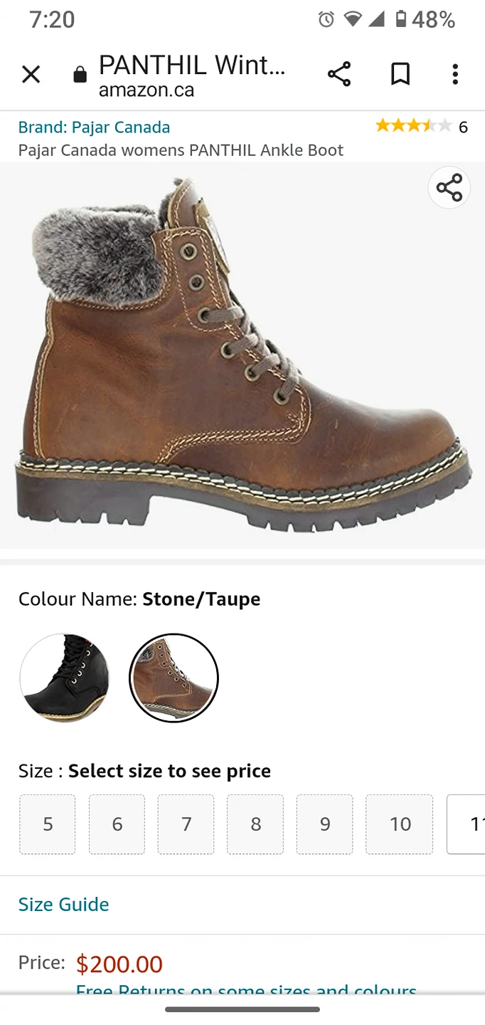 Pajar boots image indicator(5)