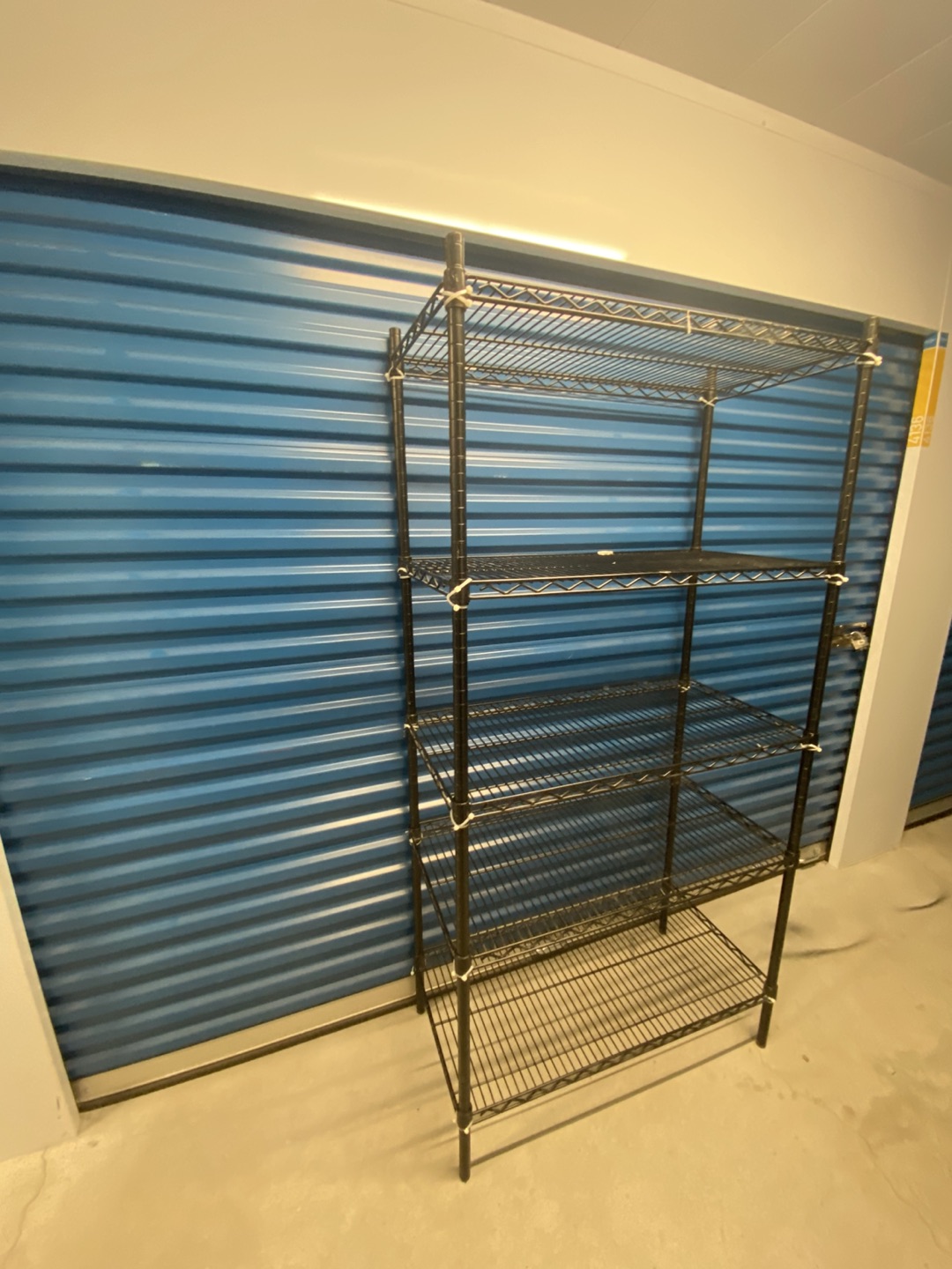 Uline Sturdy Black 5 layer shelf (Delivery Available) thumbnail