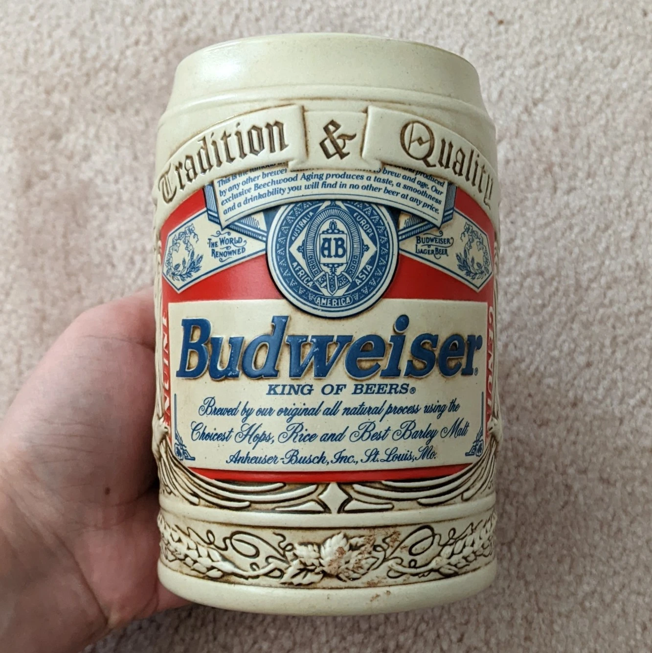 Vintage Budweiser Stein thumbnail