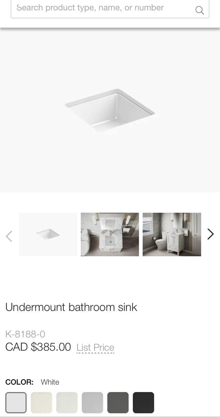 Brand new Kohler Verticyl under mount sinks image indicator(3)