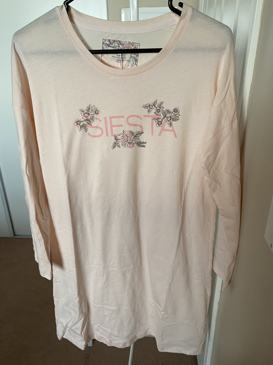 Turkish Cotton pink Nightgown thumbnail