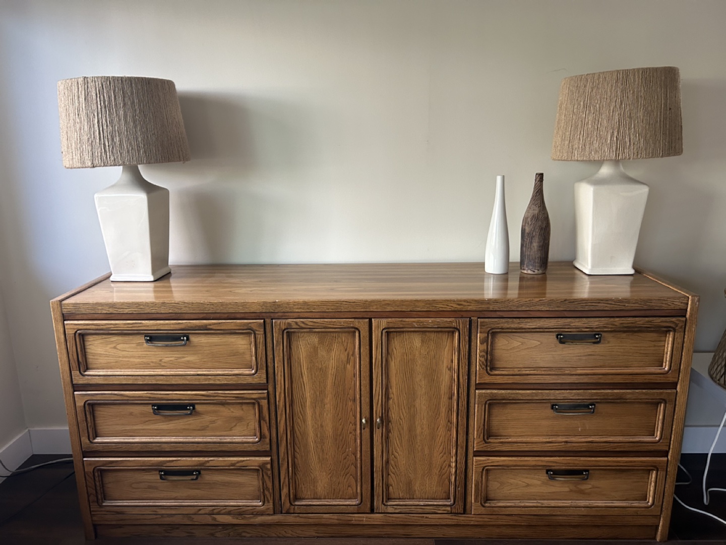 VINTAGE Oak Dresser thumbnail