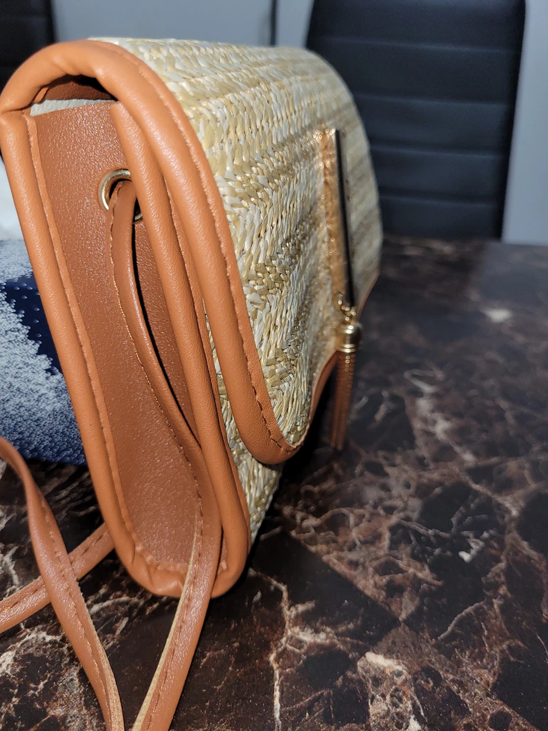 Straw Shoulder Bag - photo 2