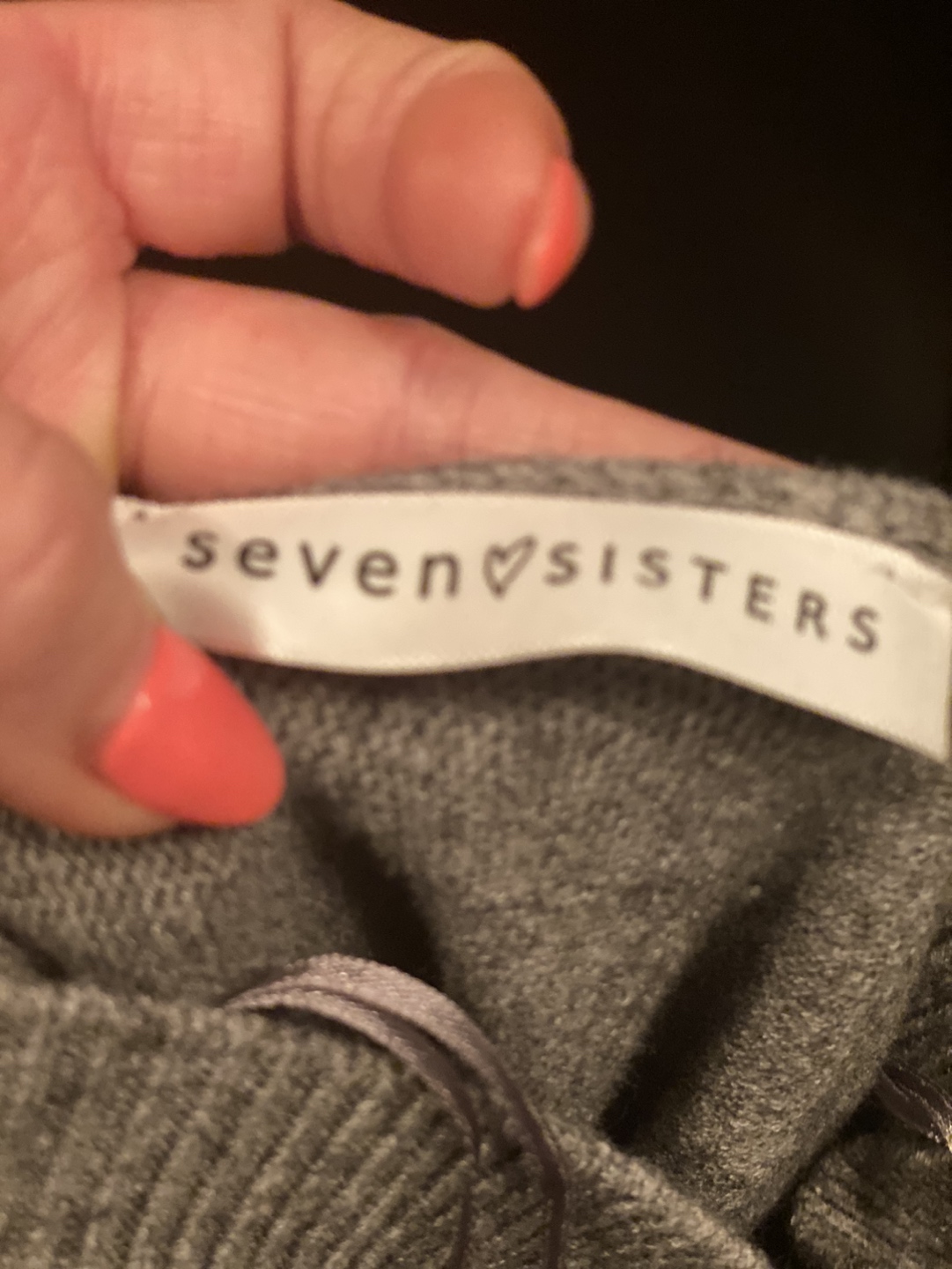 Seven Sisters Grey Sweater image indicator(3)