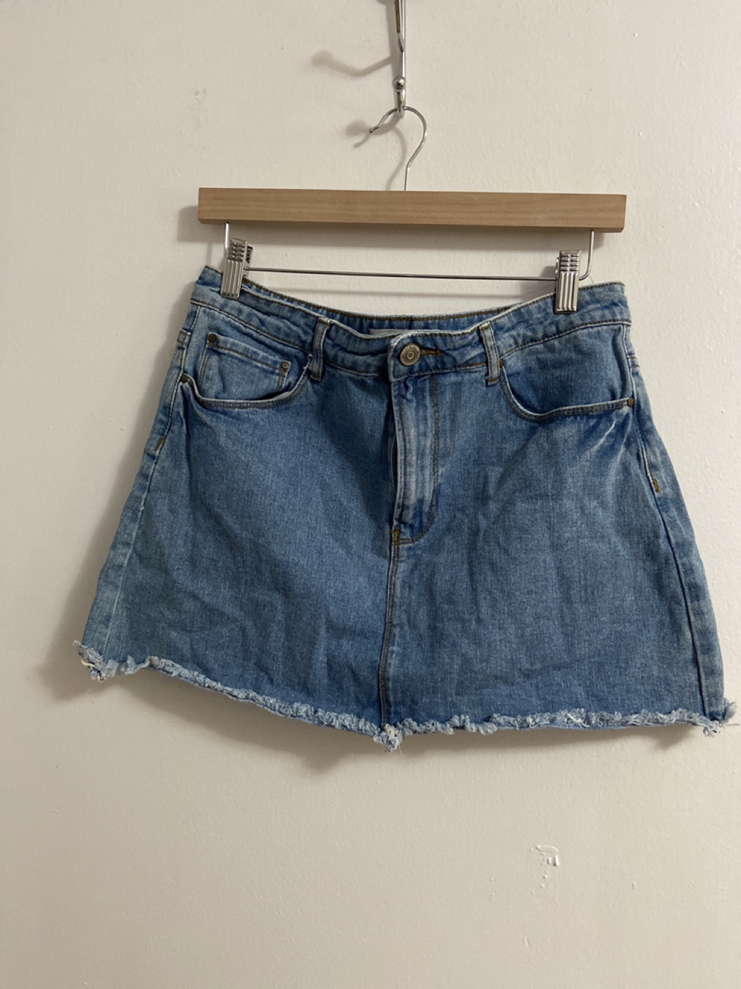 Forever 21 Denim Mini Skirt - US 30 thumbnail