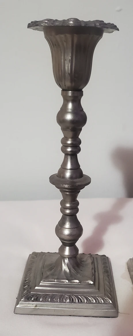 Pair of Pewter Candlesticks image indicator(3)