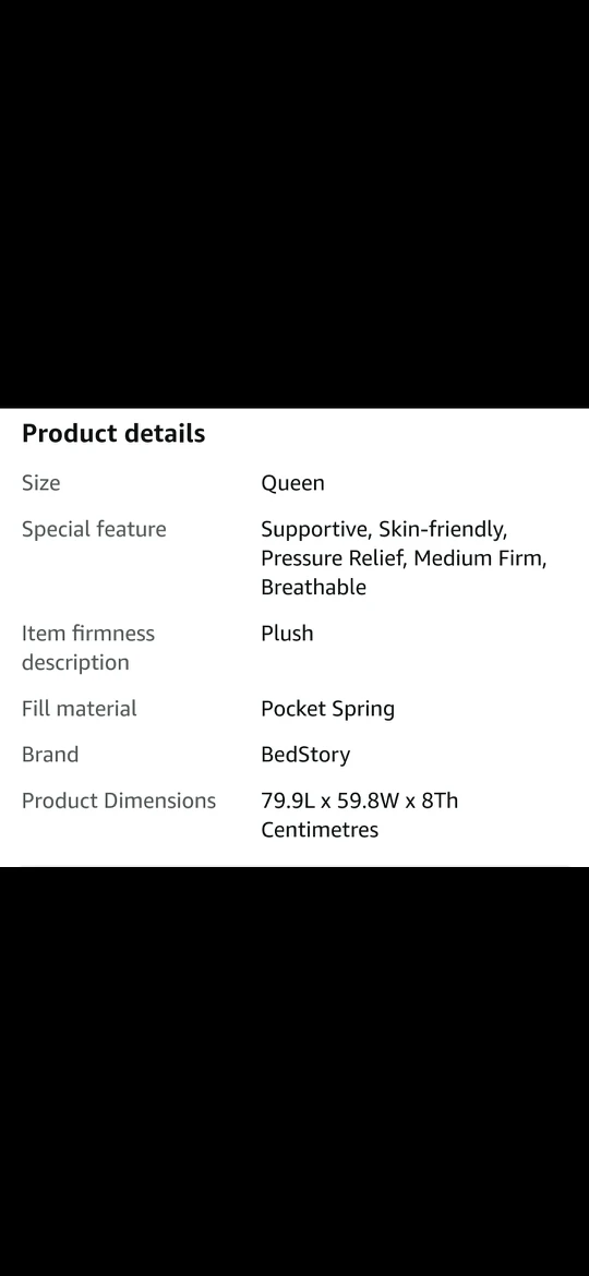 Memory foam Mattress covered in protector - photo 4