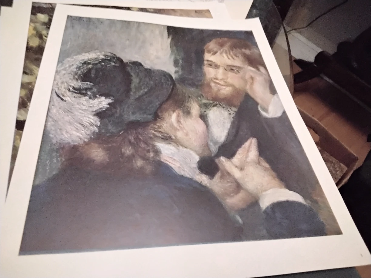 VINTAGE 1950-60S RENOIR 5 SKIRA COLOR PRINTS image indicator(8)