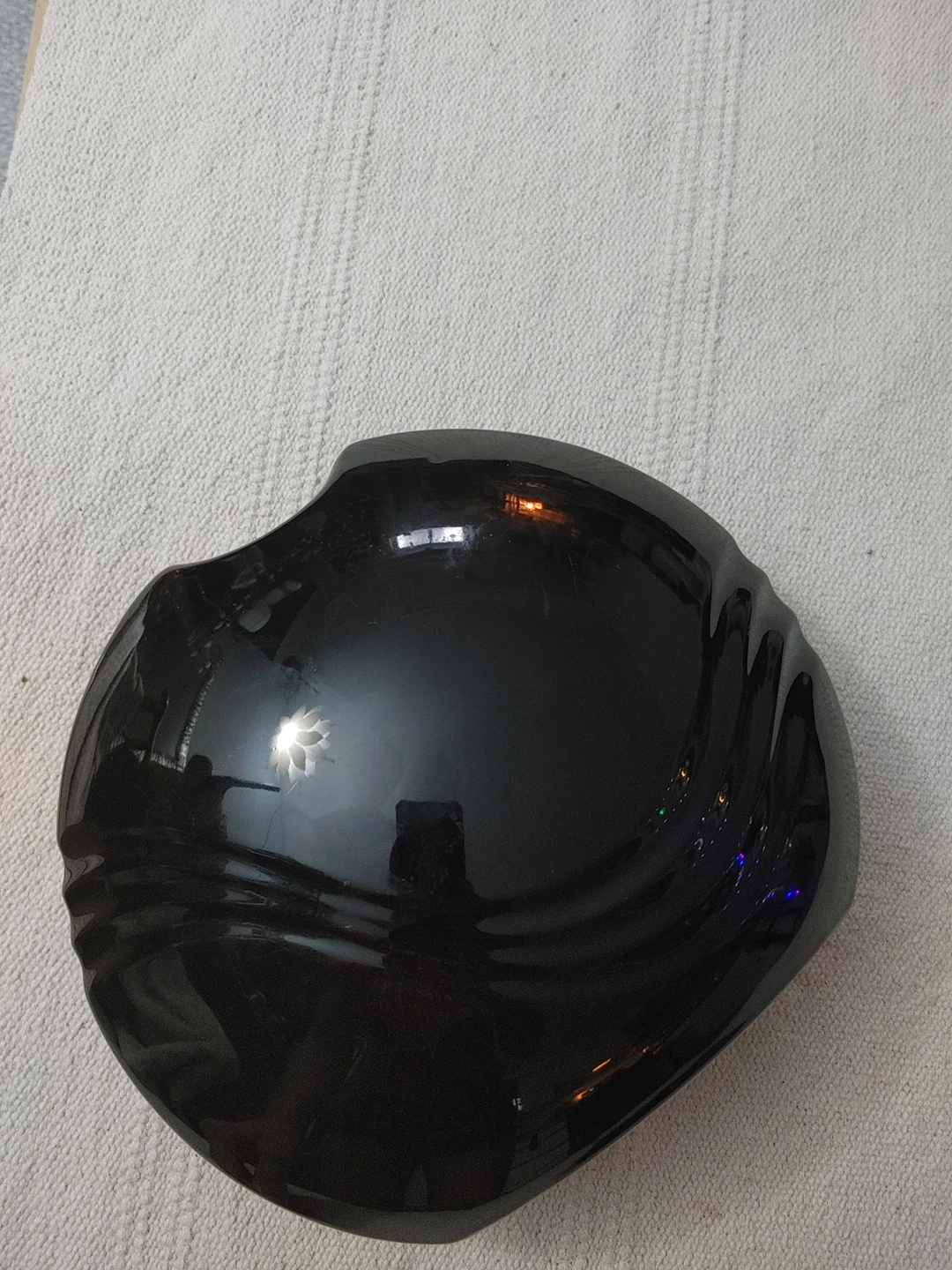 Black Circle Vintage Vase