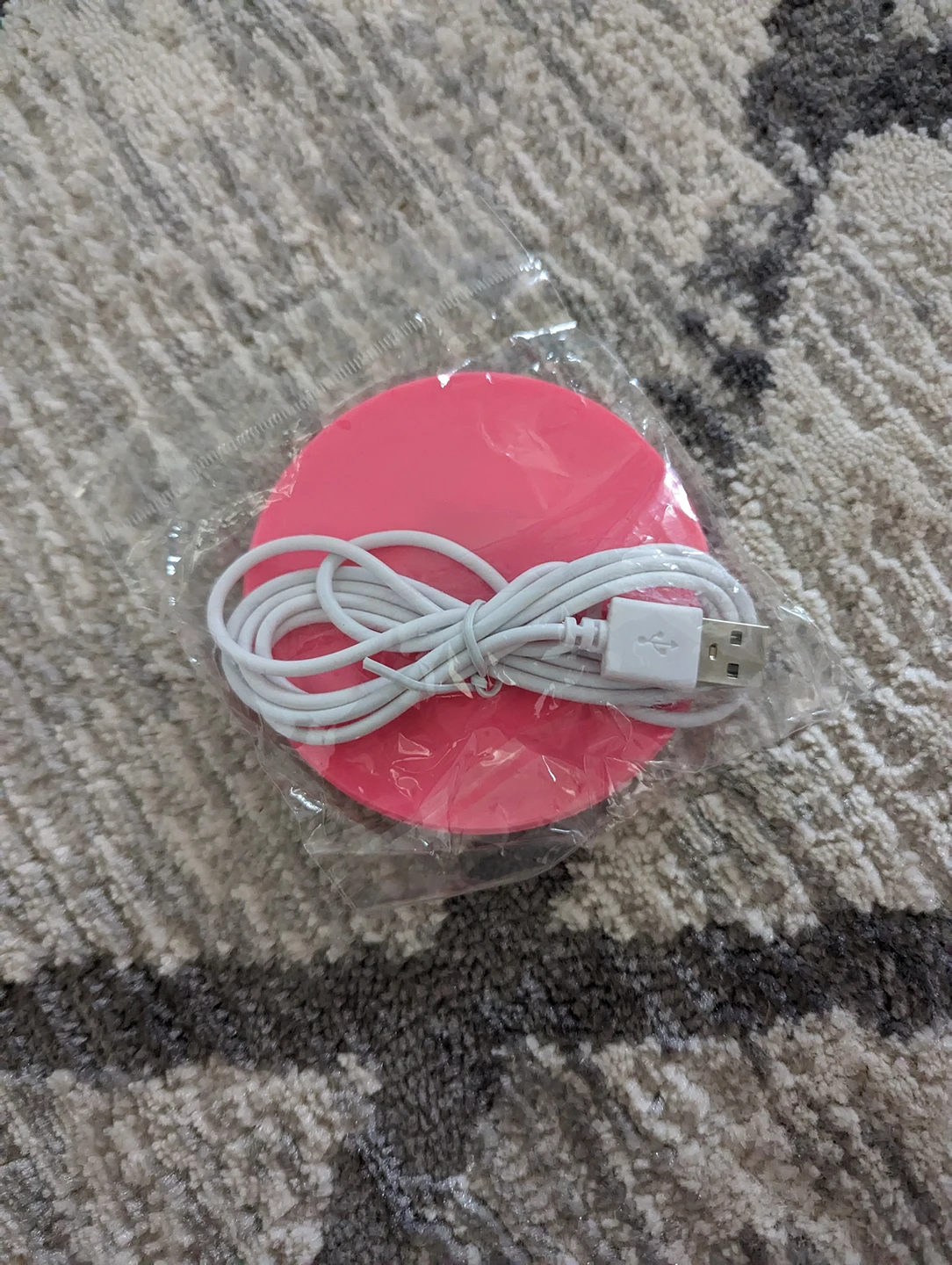 💝USB charge heating pad/coaster Panda Pink image indicator(4)