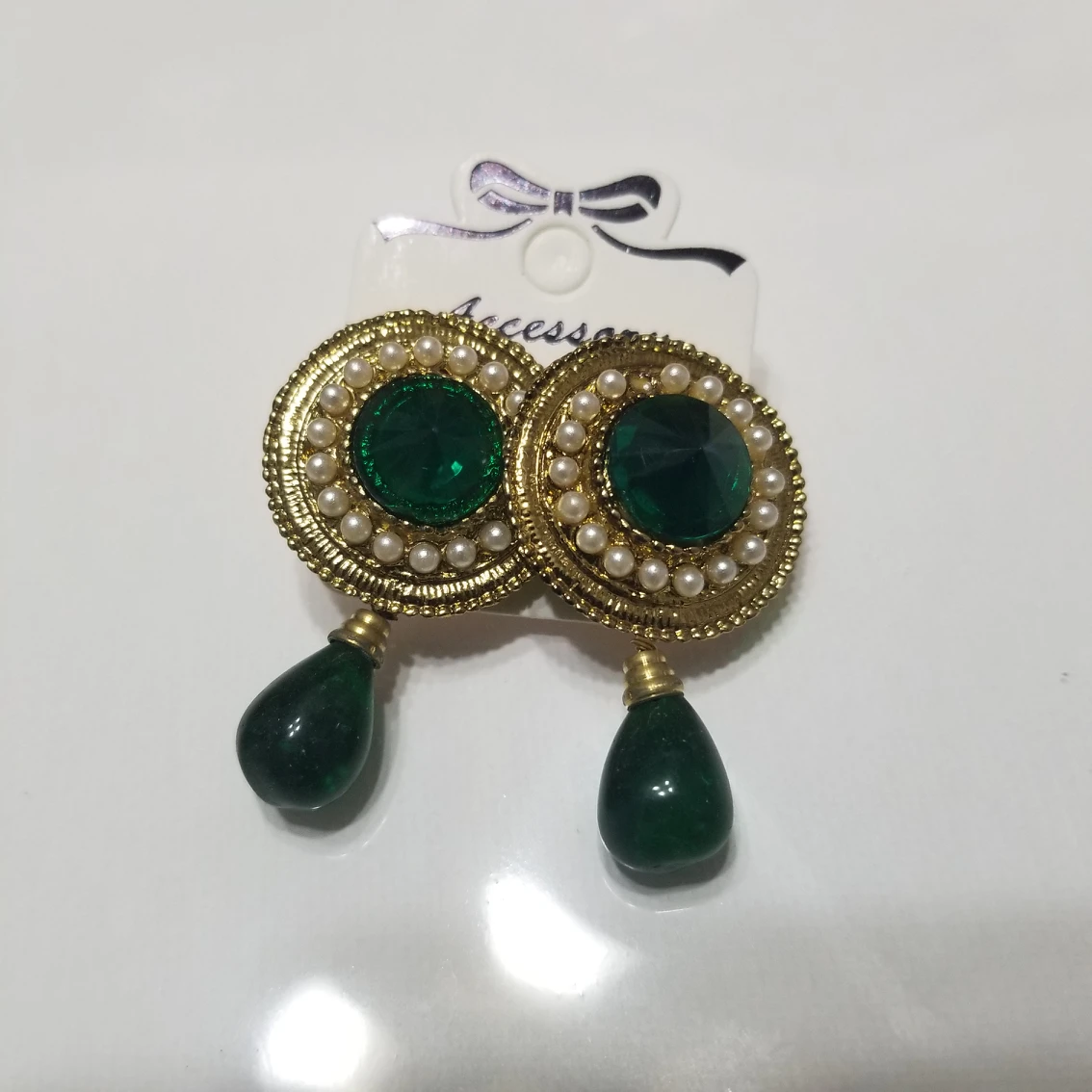 Colorful Indian style fashion earrings - photo 4