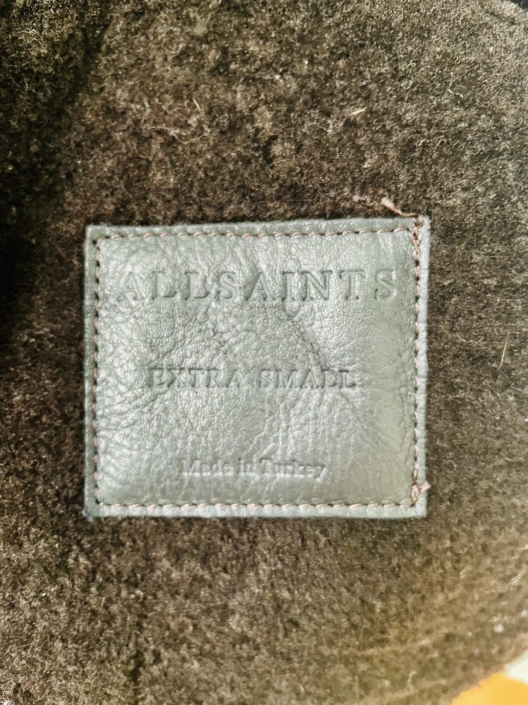 All Saints Brown Mustang Leather Jacket - photo 2