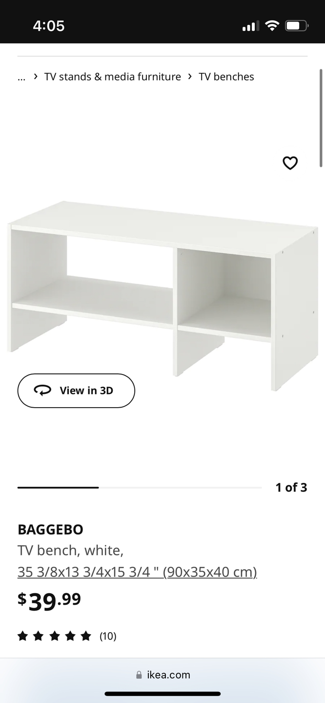 Ikea bench ( tv stand ) table