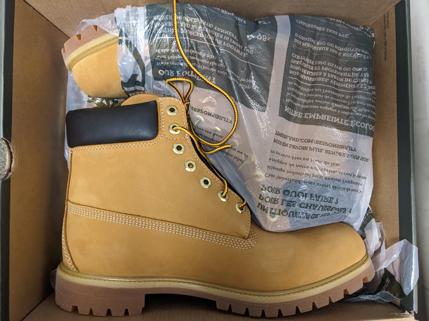 Men's Timberland premium boot.