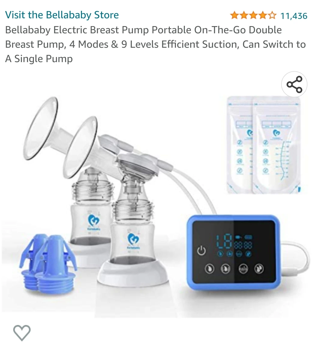 bellababy breast pump