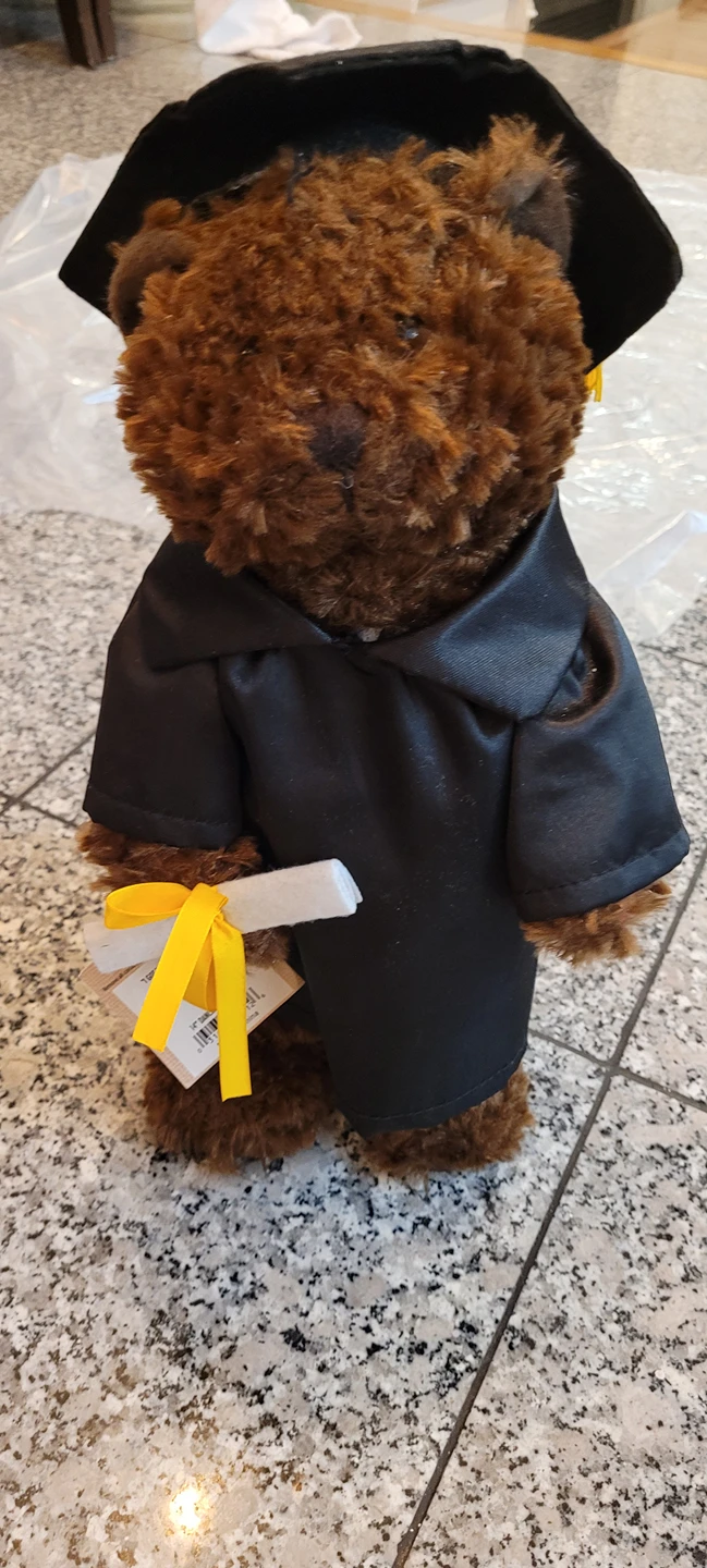 dancing graduation bear