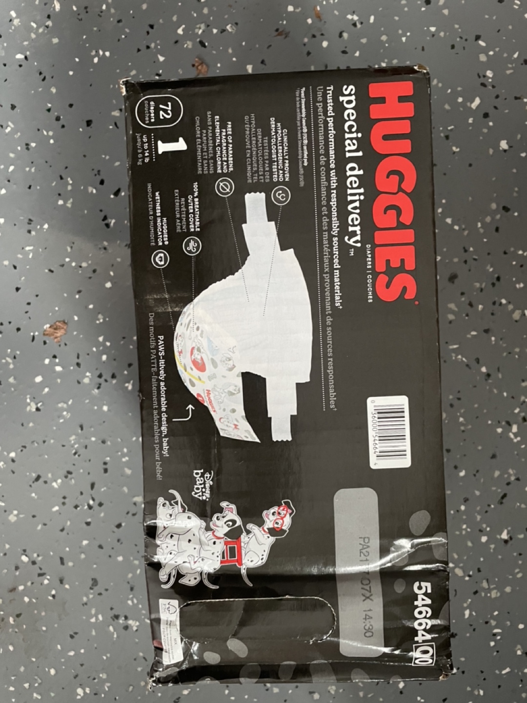 Huggies Special Delivery Sz 1 diapers brand new thumbnail