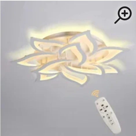 Isabella LED modern flower ceiling lamp. - photo 2