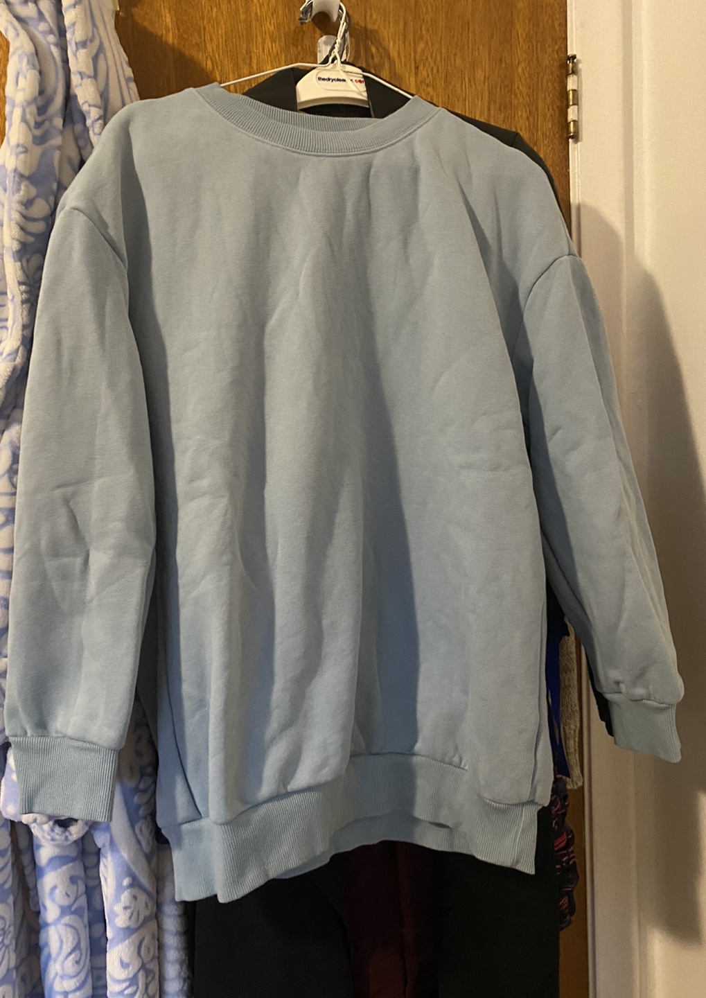 Blue shein crewneck sweater - photo 2