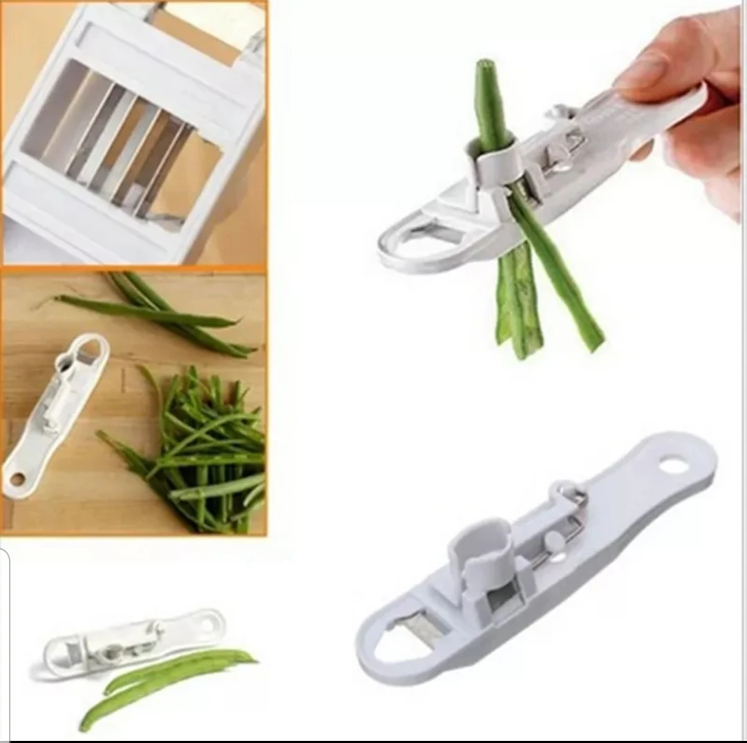 Green beans easy slicer cutter kitchen gadget - photo 4
