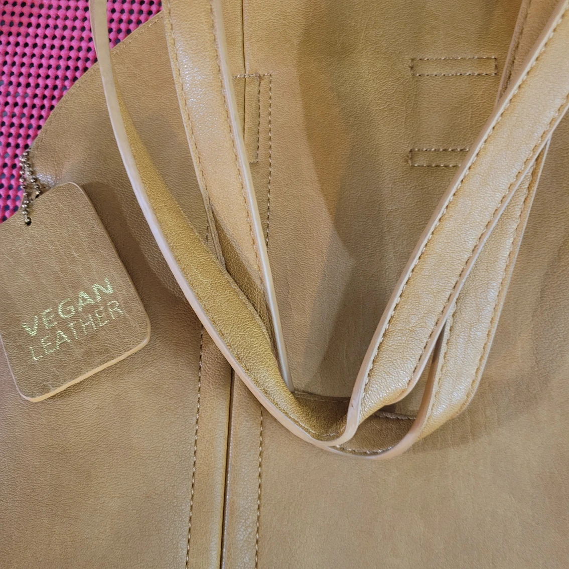 VEGAN LEATHER BAG - bonus added 2 cosmetic bags & wallets - photo 2