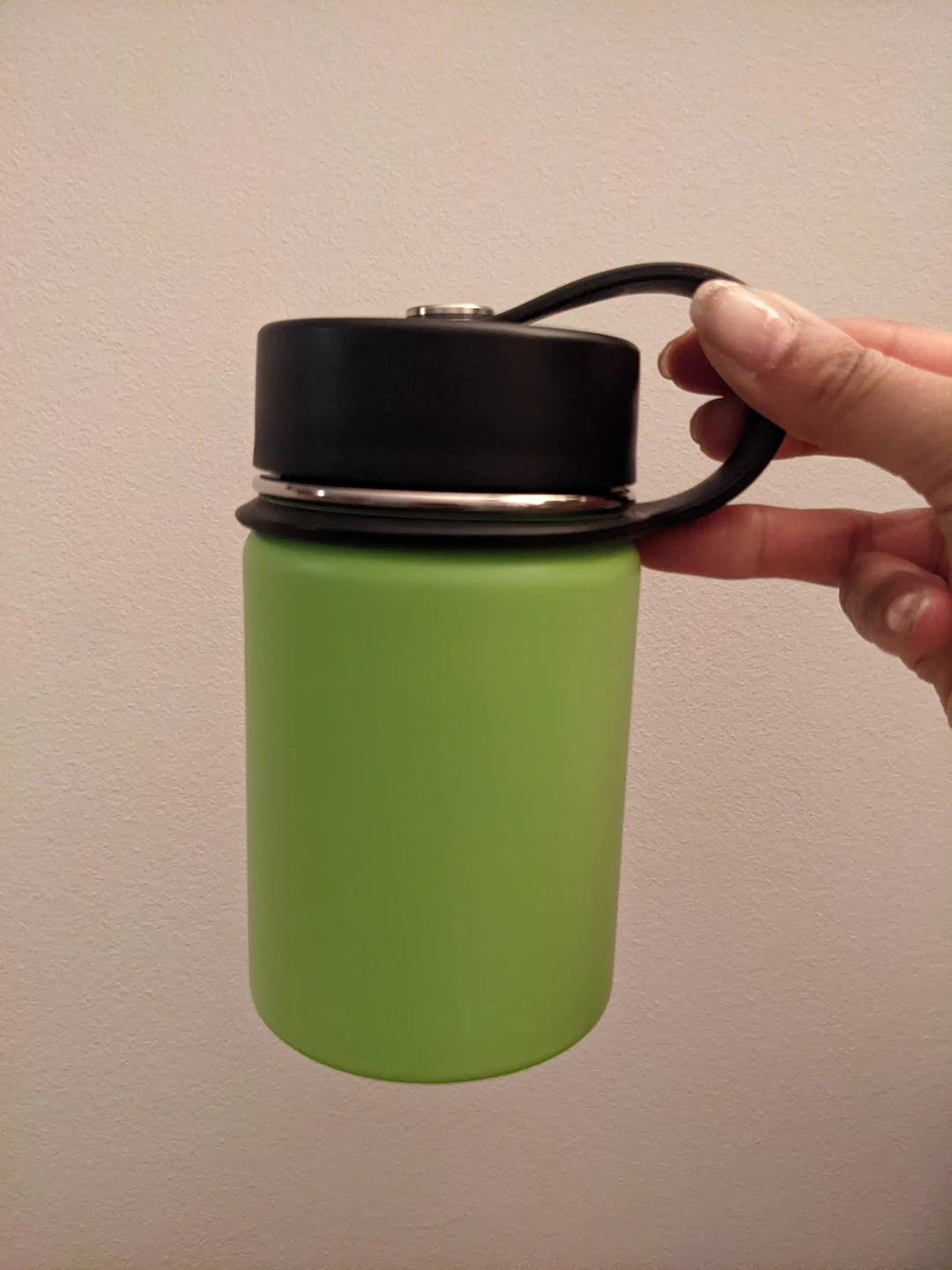 Small green flask
