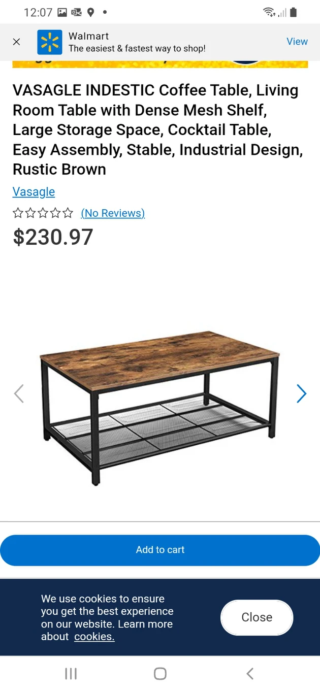 Large Rustic Coffee Table -Chipped Corners - photo 2