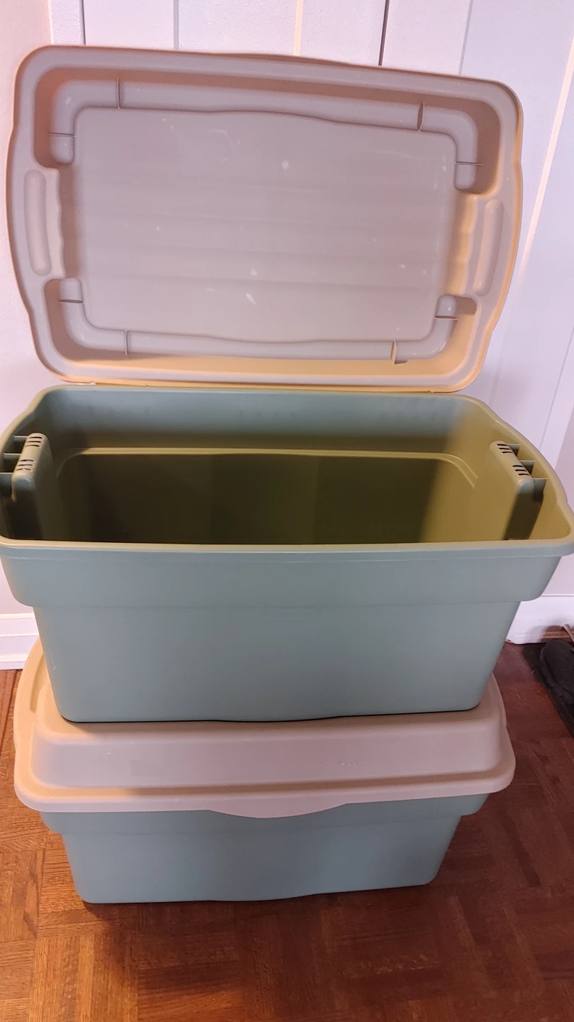 MOVING SALE! Large, stackable storage bins - photo 5